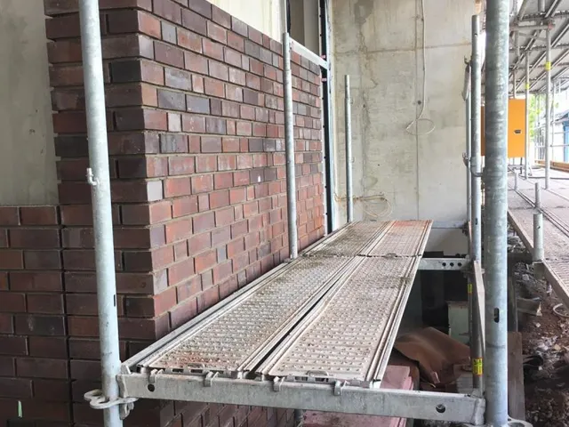 Clinker facade, correctional facility