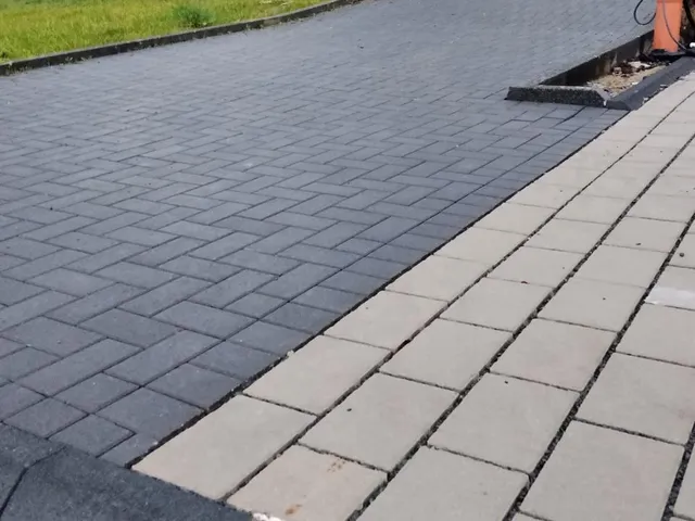 Paving stones installation